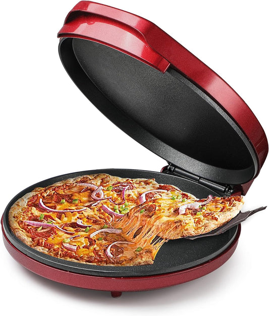 Countertop Pizza Maker, Indoor Electric Countertop Grill, Quesadilla Maker with Variable Temperature